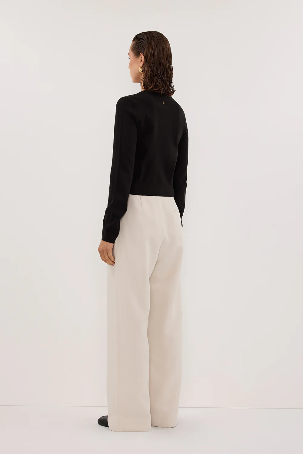 MONACO BLACK LONG SLEEVE CARDIGAN - Gamepaces