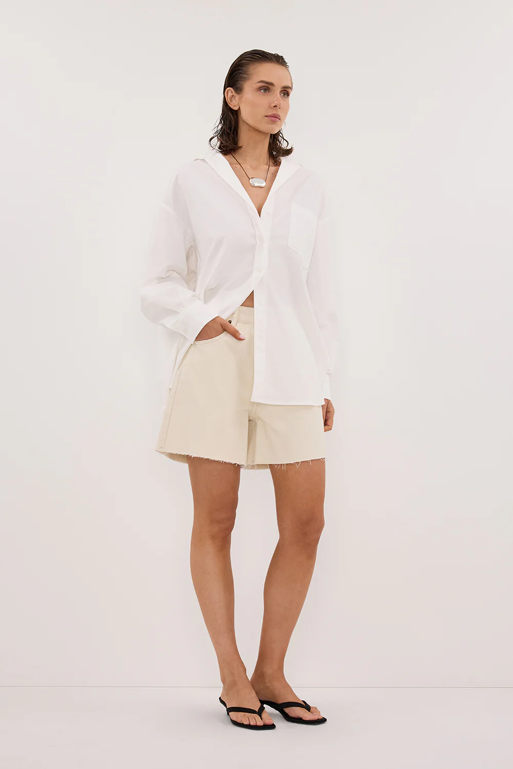 MARLEY NATURAL DENIM SHORT - Gamepaces