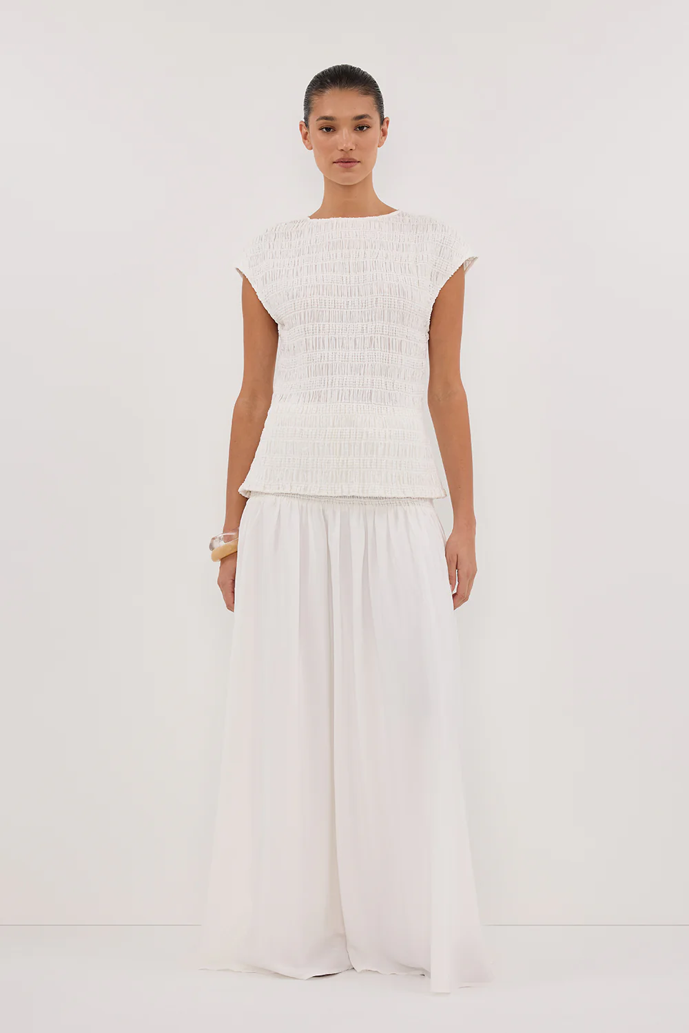 SIERRA WHITE TEXTURED TOP - Gamepaces