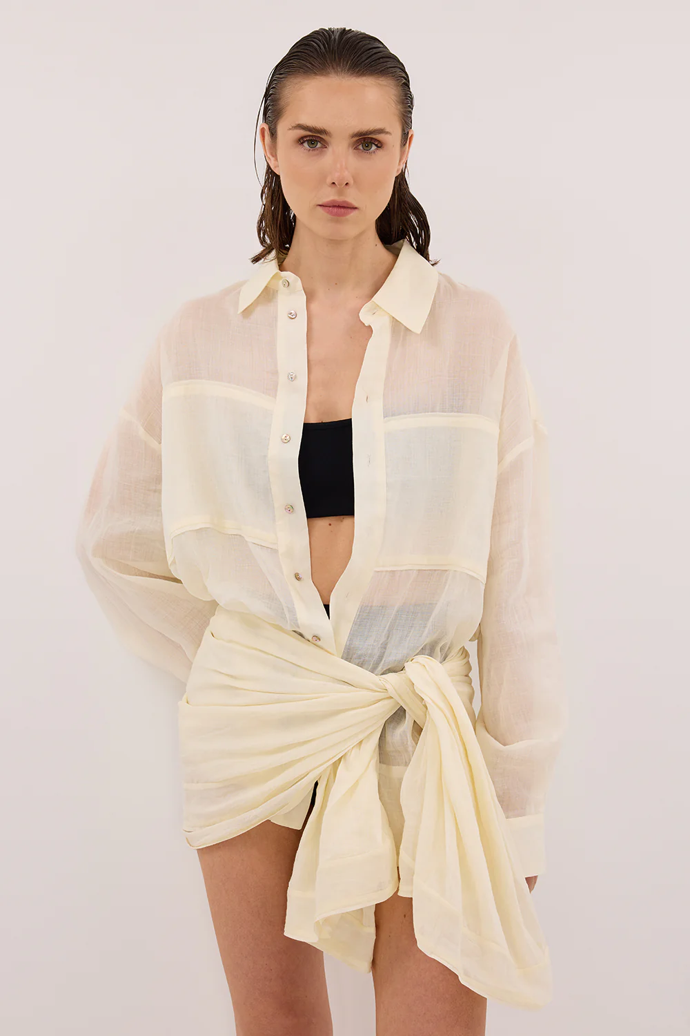 TROPEZ STRAW RAMIE SARONG - Gamepaces