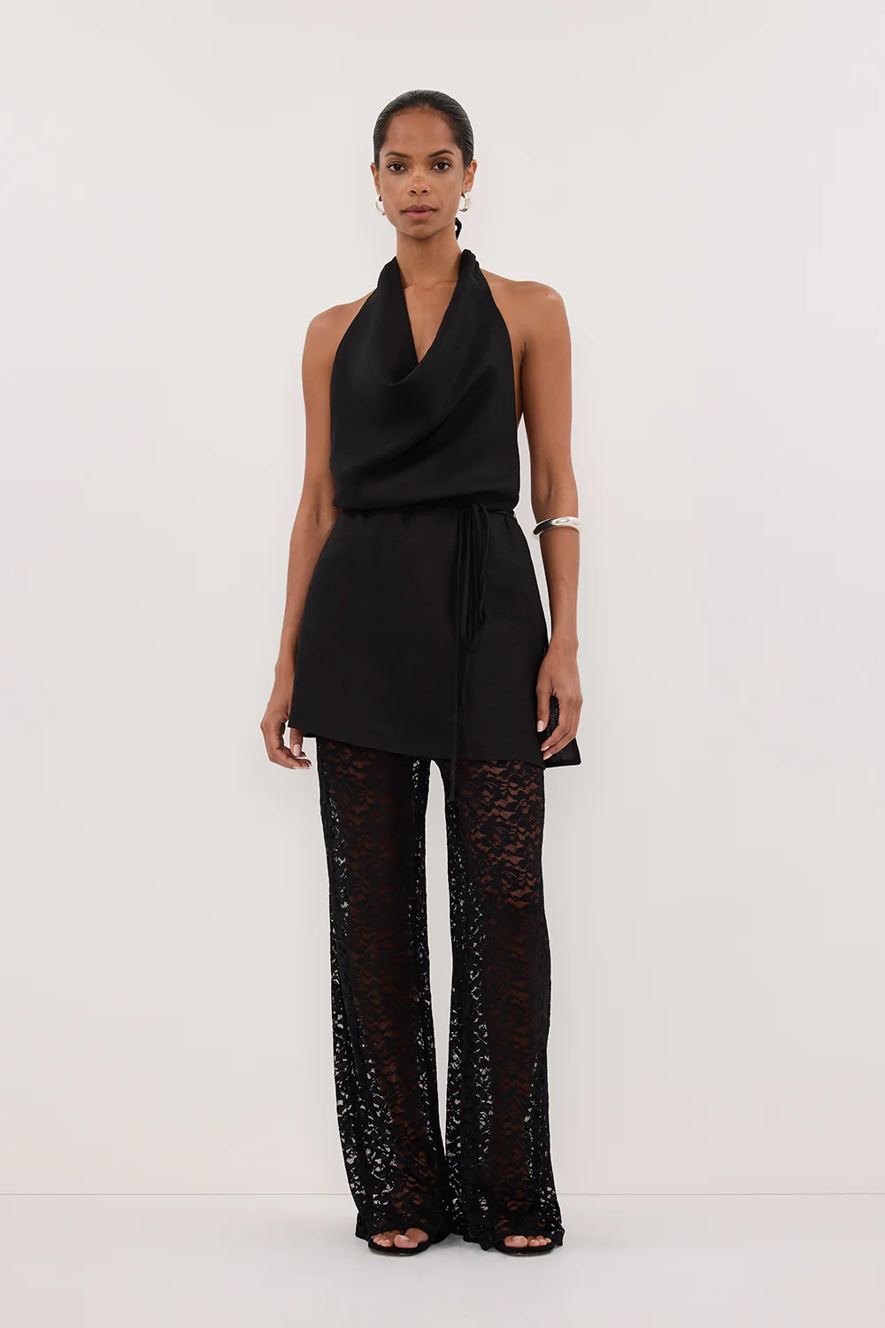 WILLA BLACK LACE PANT - Gamepaces