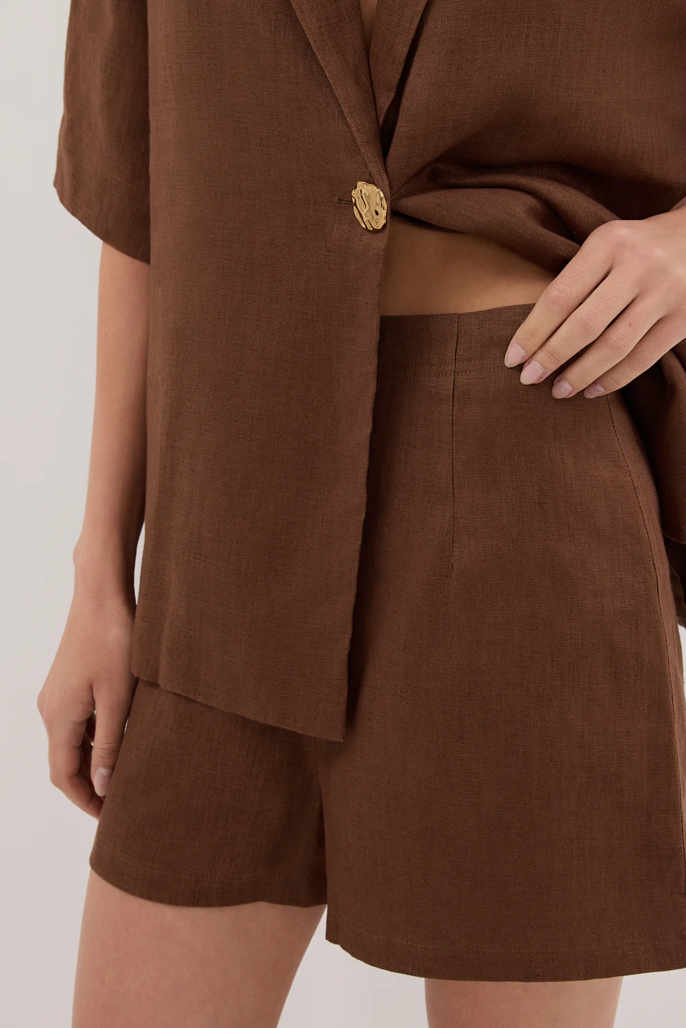 CORY FONDANT LINEN SHORT - Gamepaces