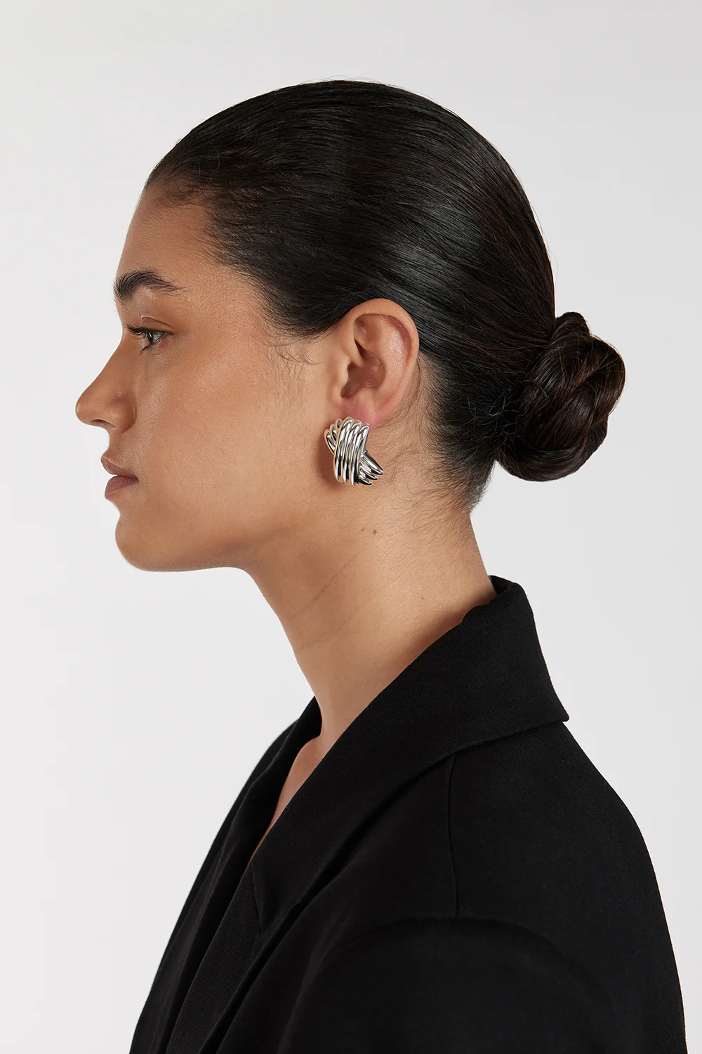 M  GA TRIPLE X SILVER EARRING - Gamepaces