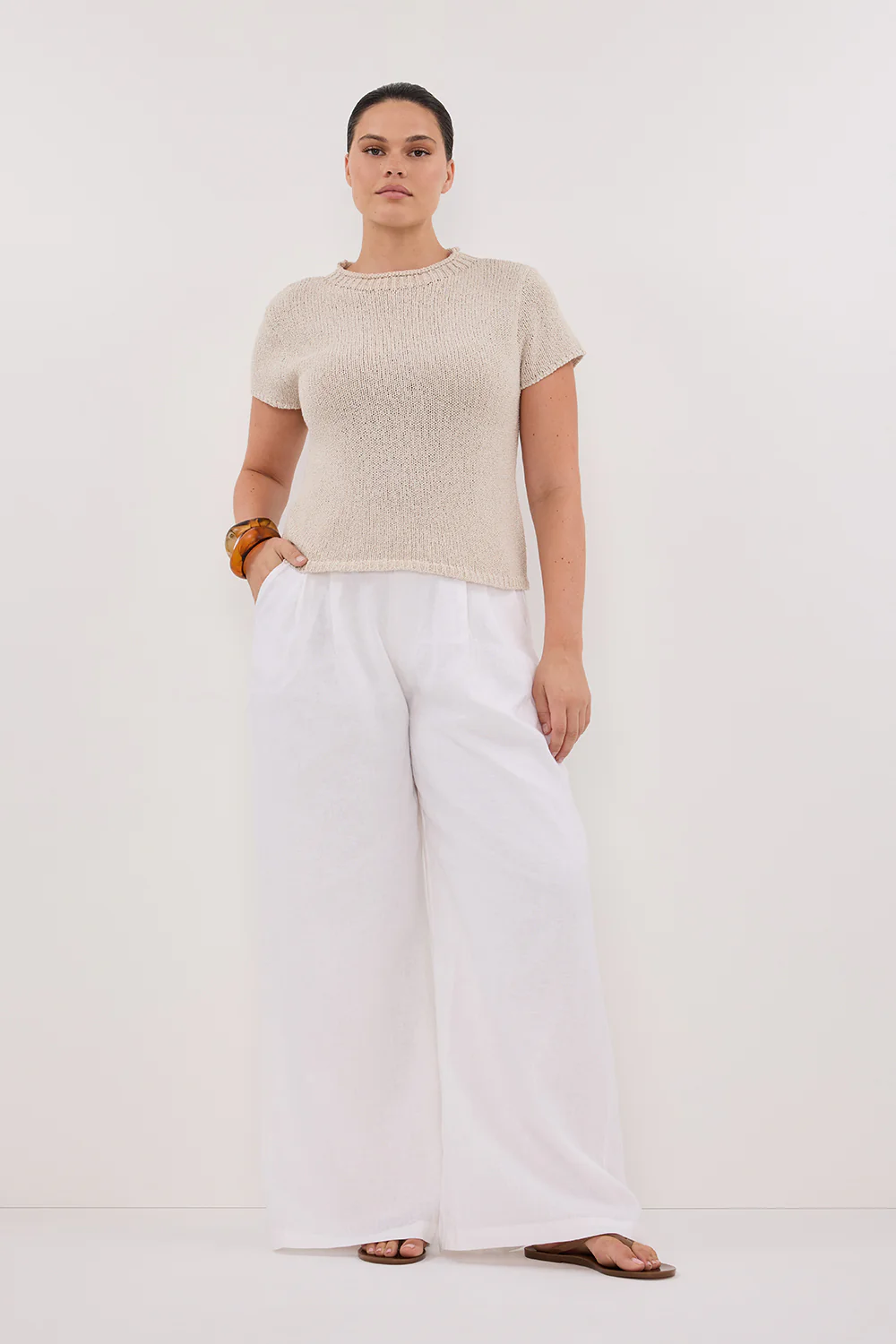 LEO CHALK KNIT TOP - Gamepaces