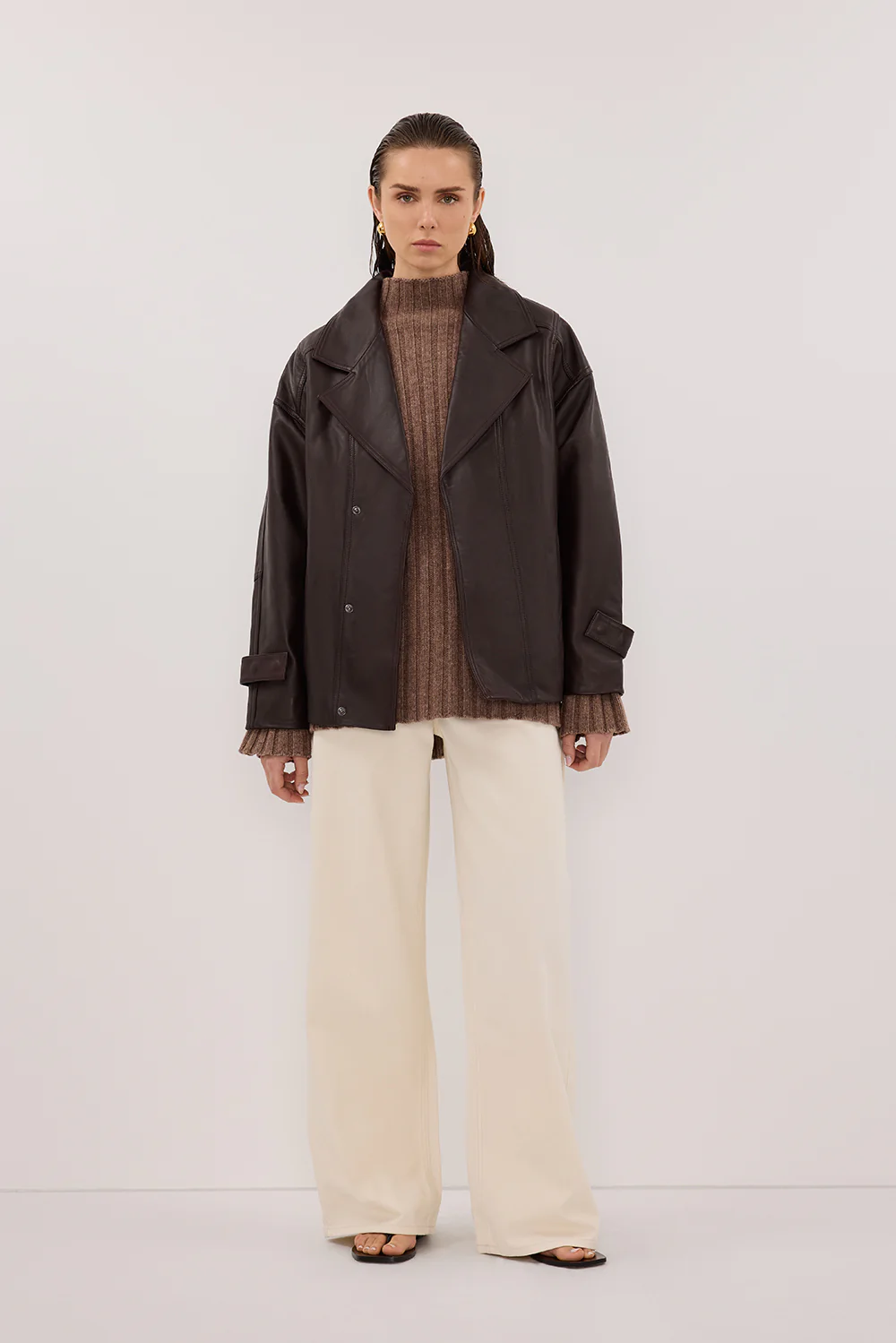 REAGAN 2.0 CREAM SLOUCHY JEAN - Gamepaces