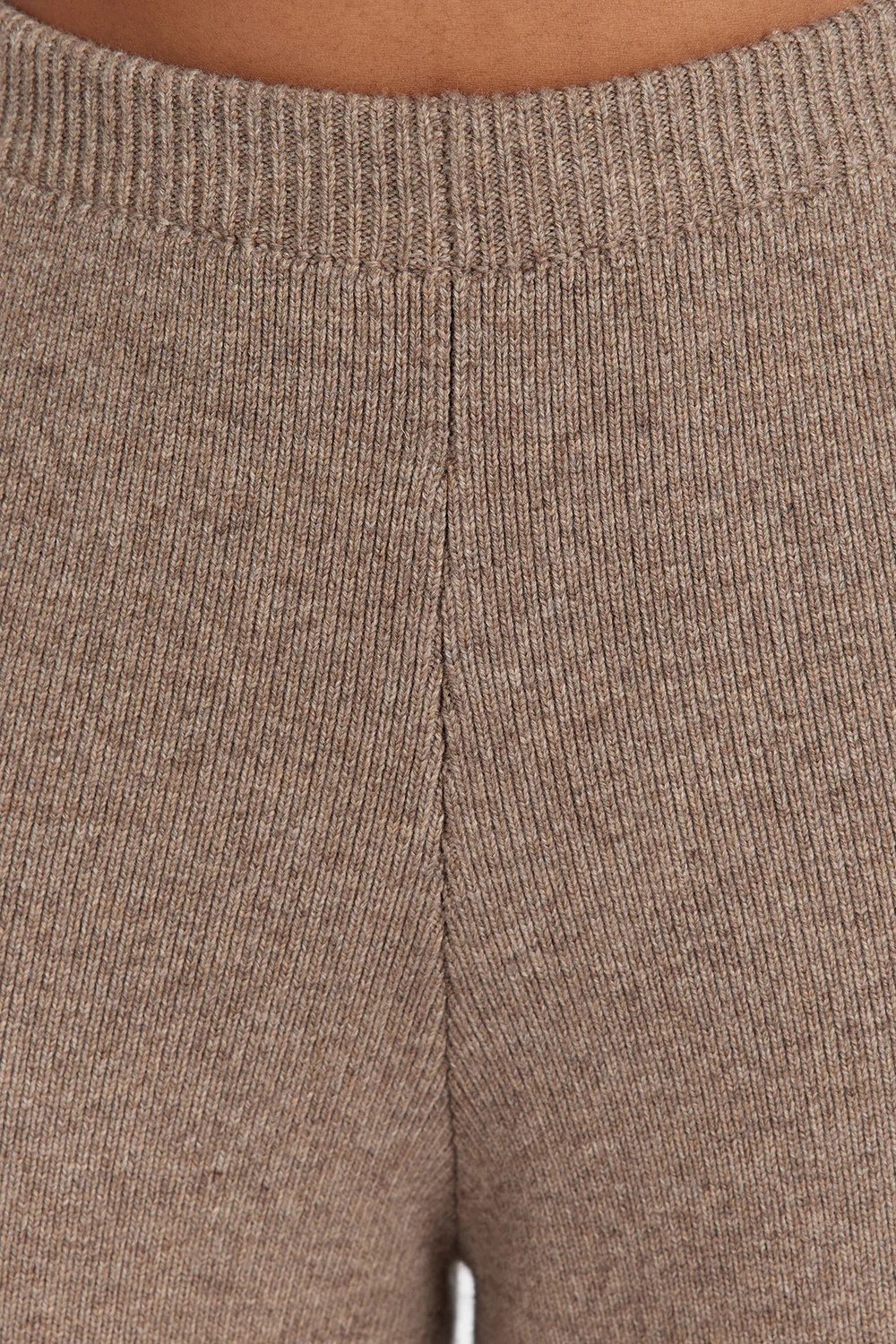 CLEMENCE CHOC MARLE KNIT PANT - Gamepaces