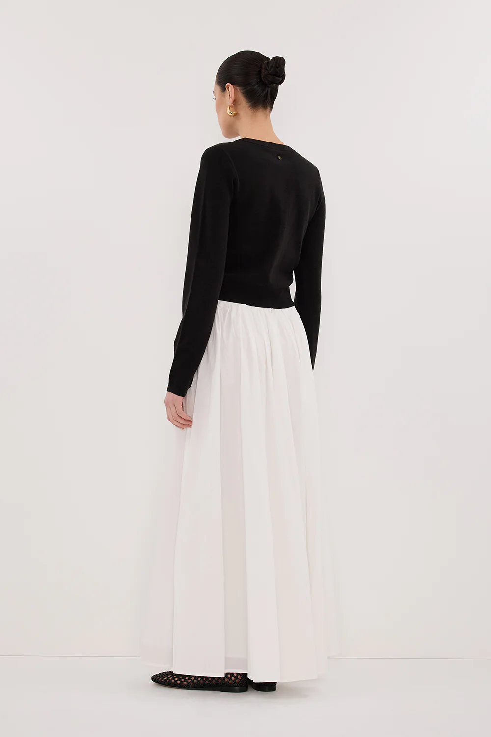 MONACO BLACK LONG SLEEVE CARDIGAN - Gamepaces