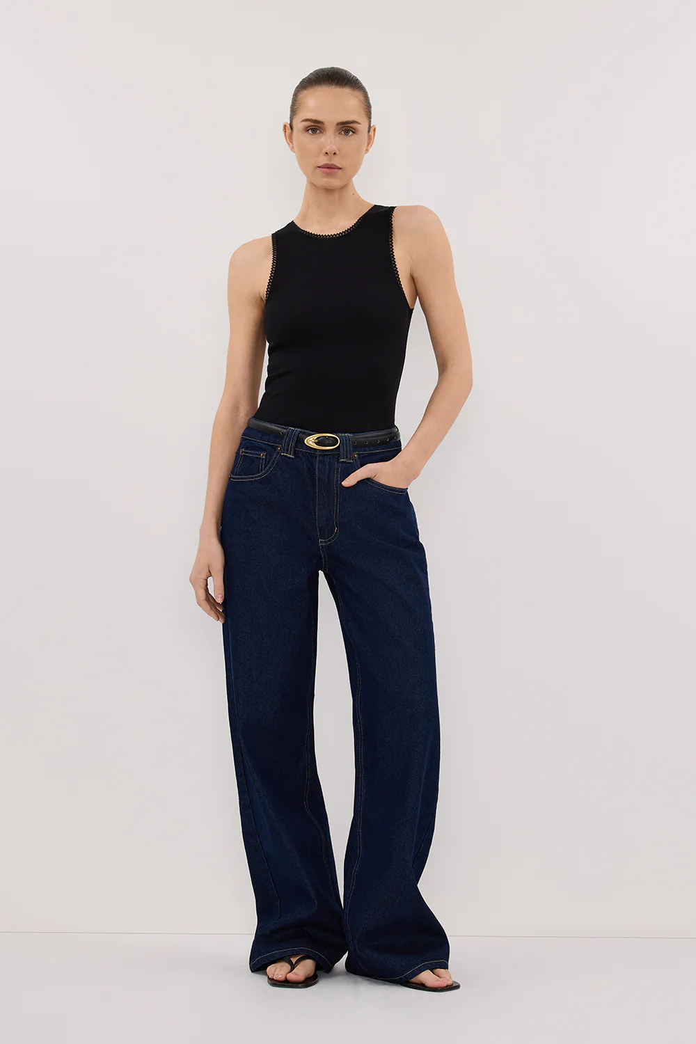 REAGAN 2.0 INDIGO TALL SLOUCHY JEAN - Gamepaces