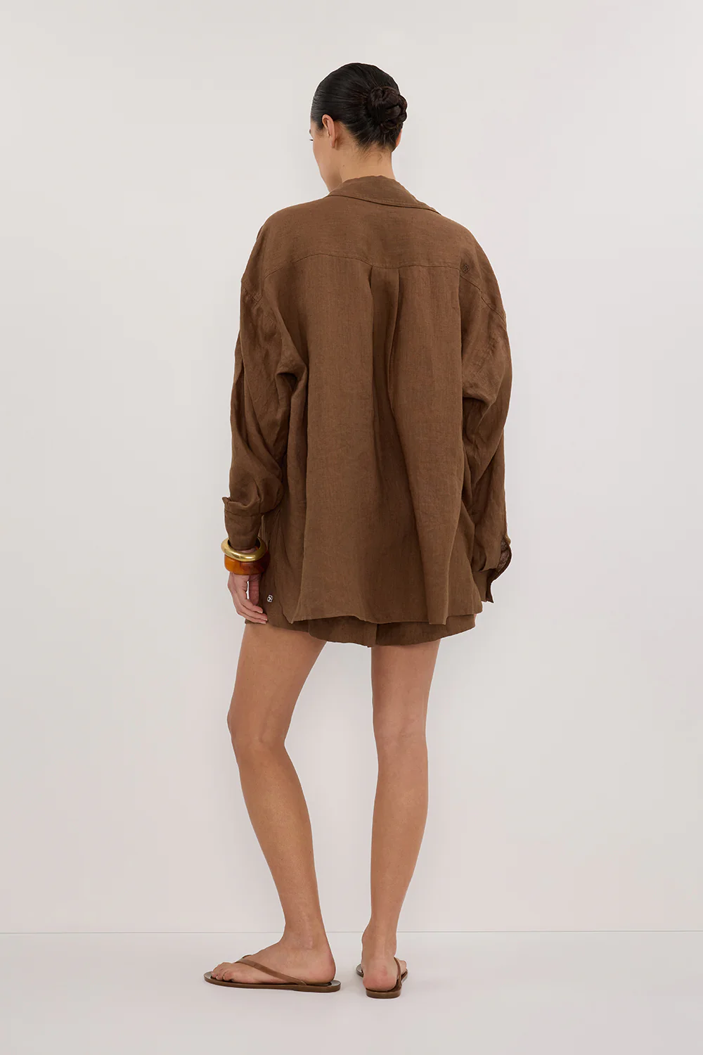 LUNE FONDANT OVERSIZED LINEN SHIRT - Gamepaces
