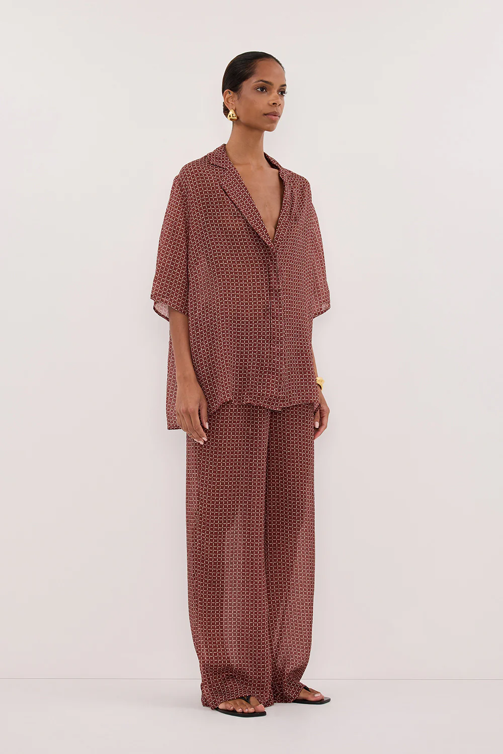 TIA SAHARA MICRO CHECK PANT - Gamepaces