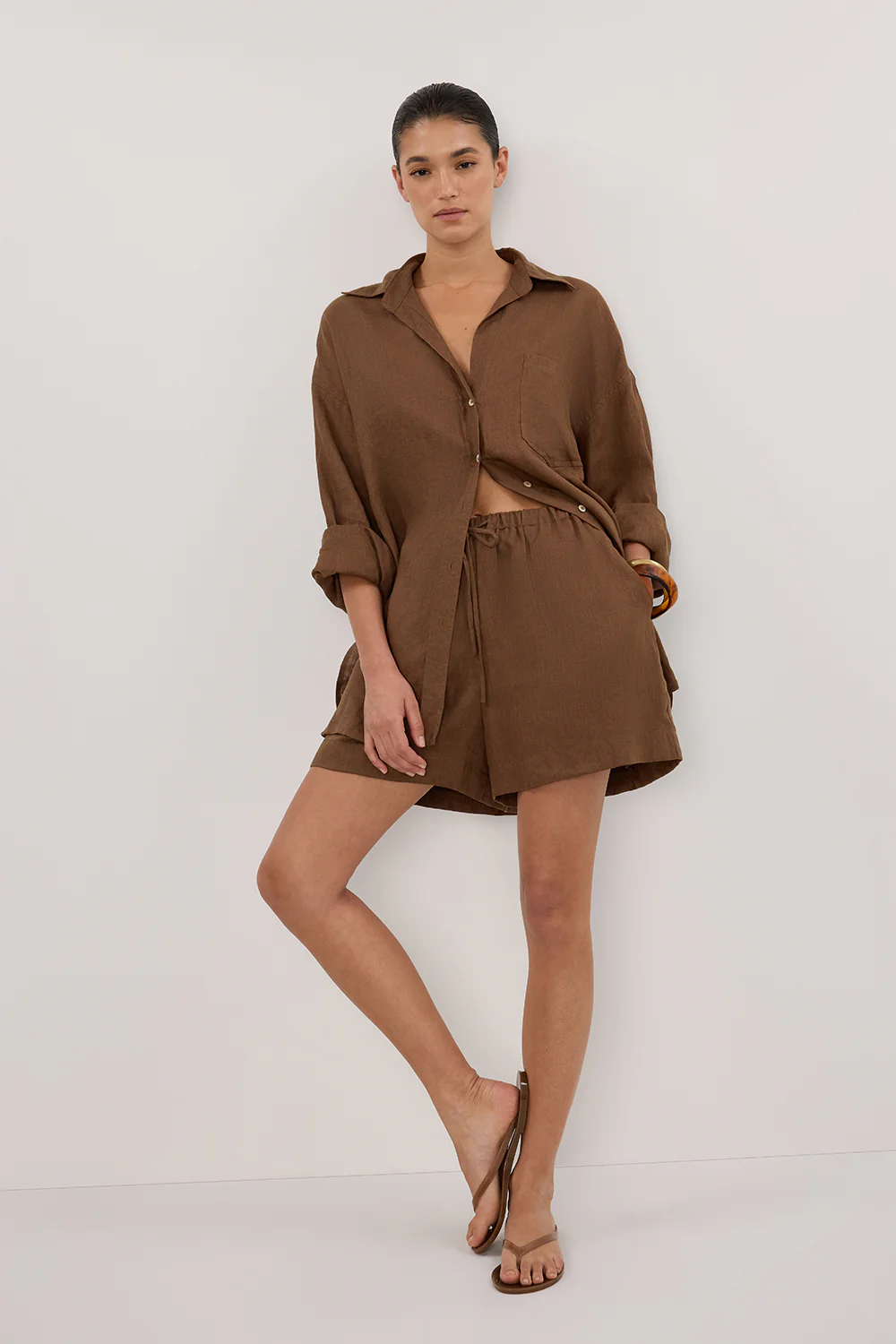 LUNE FONDANT LINEN SHORT - Gamepaces