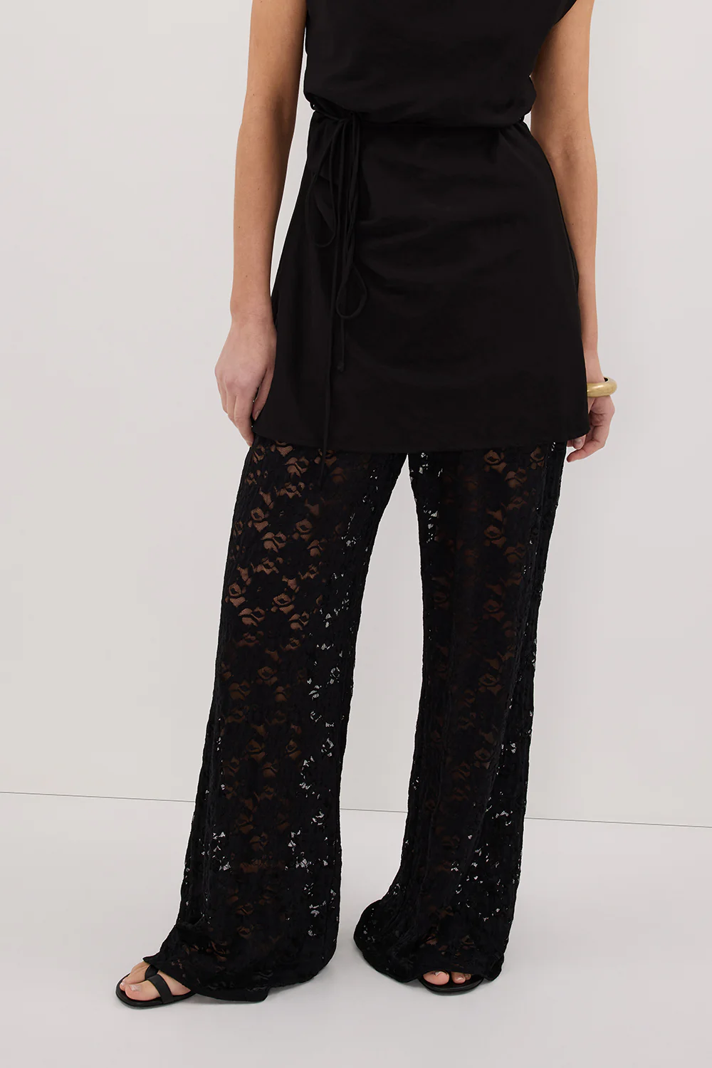 LOULA BLACK LACE PANT - Gamepaces