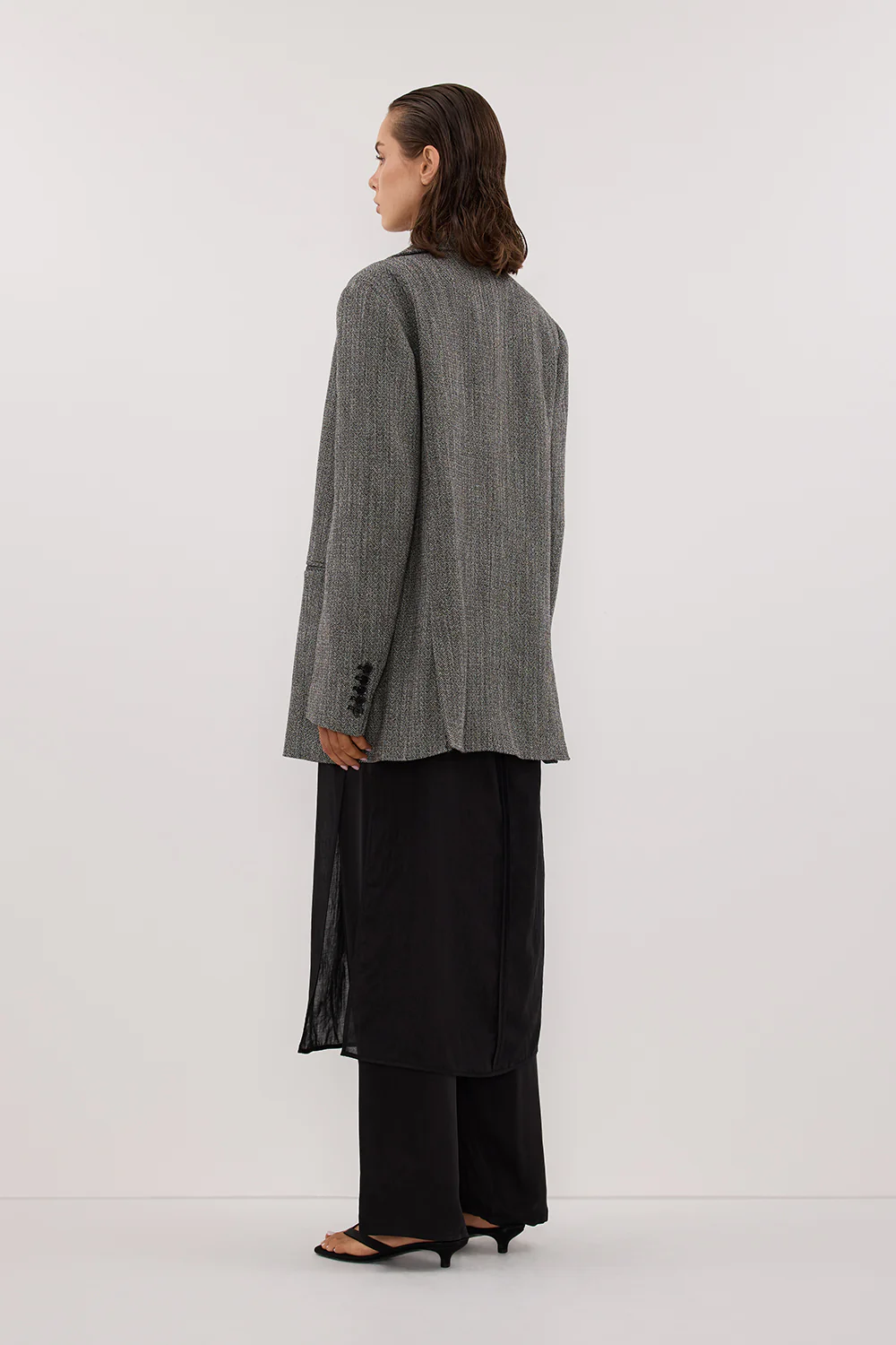 MANHATTAN CHARCOAL TWEED BLAZER - Gamepaces