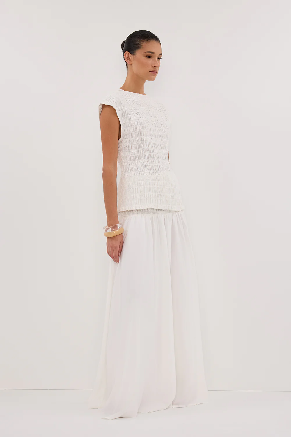 SIERRA WHITE TEXTURED TOP - Gamepaces