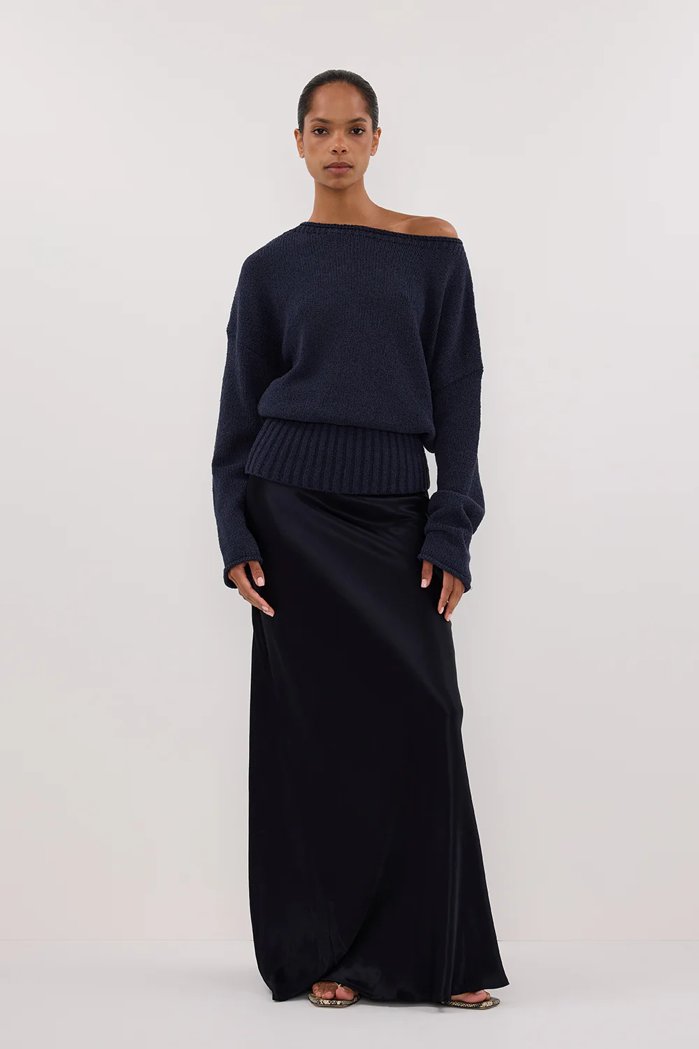 JULES INK LONG SLEEVE KNIT TOP - Gamepaces