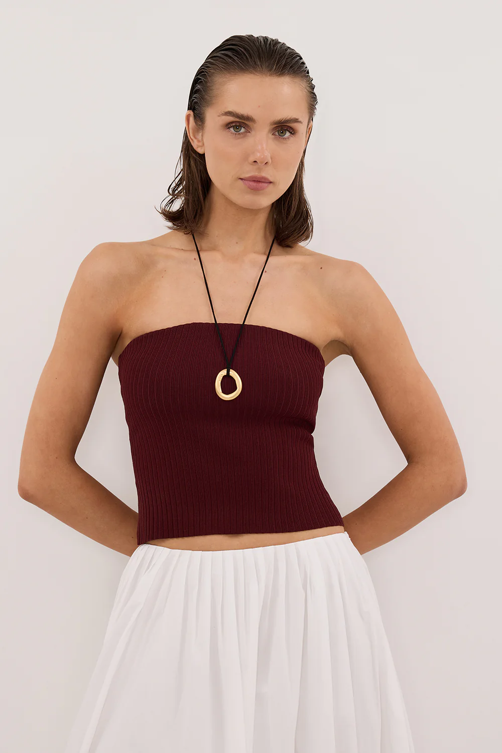LIMA SAHARA STRAPLESS BANDEAU KNIT TOP - Gamepaces