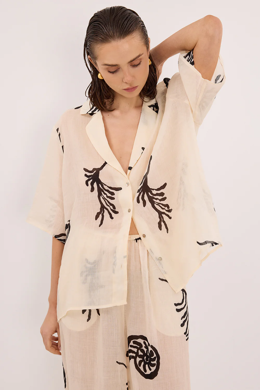 POSITANO SANSTONE RAMIE SHIRT - Gamepaces