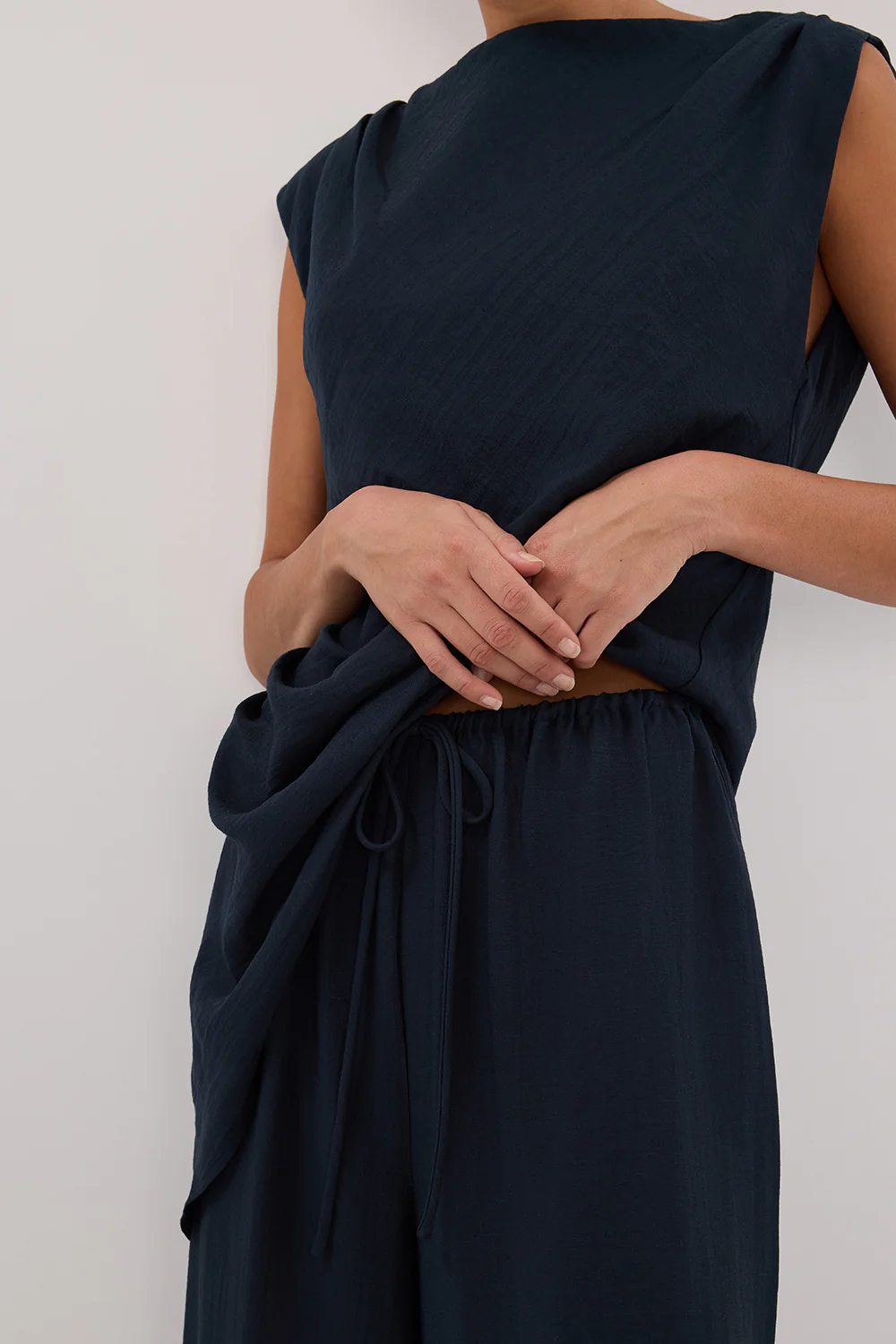 SHYLA SLATE WIDE LEG PANT - Gamepaces