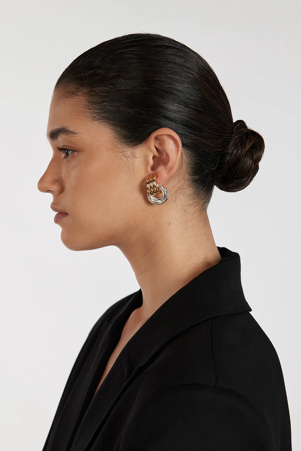 HEAVEN MAYHEM MINI KNOT MIXED EARRING - Gamepaces