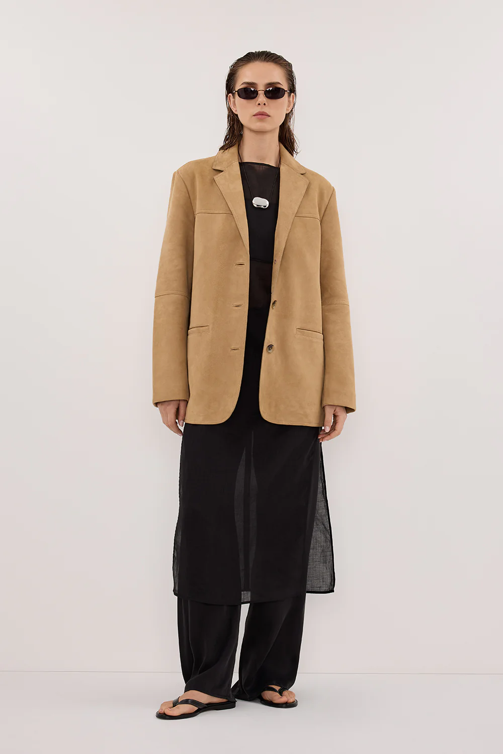 HENDRIX PAMPAS OVERSIZED SUEDE LEATHER JACKET - Gamepaces