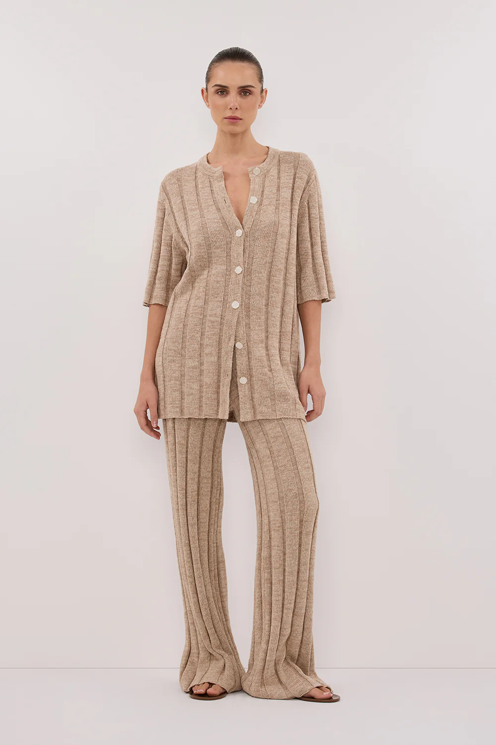 JAZZ NATURAL BUTTON KNIT SHIRT - Gamepaces