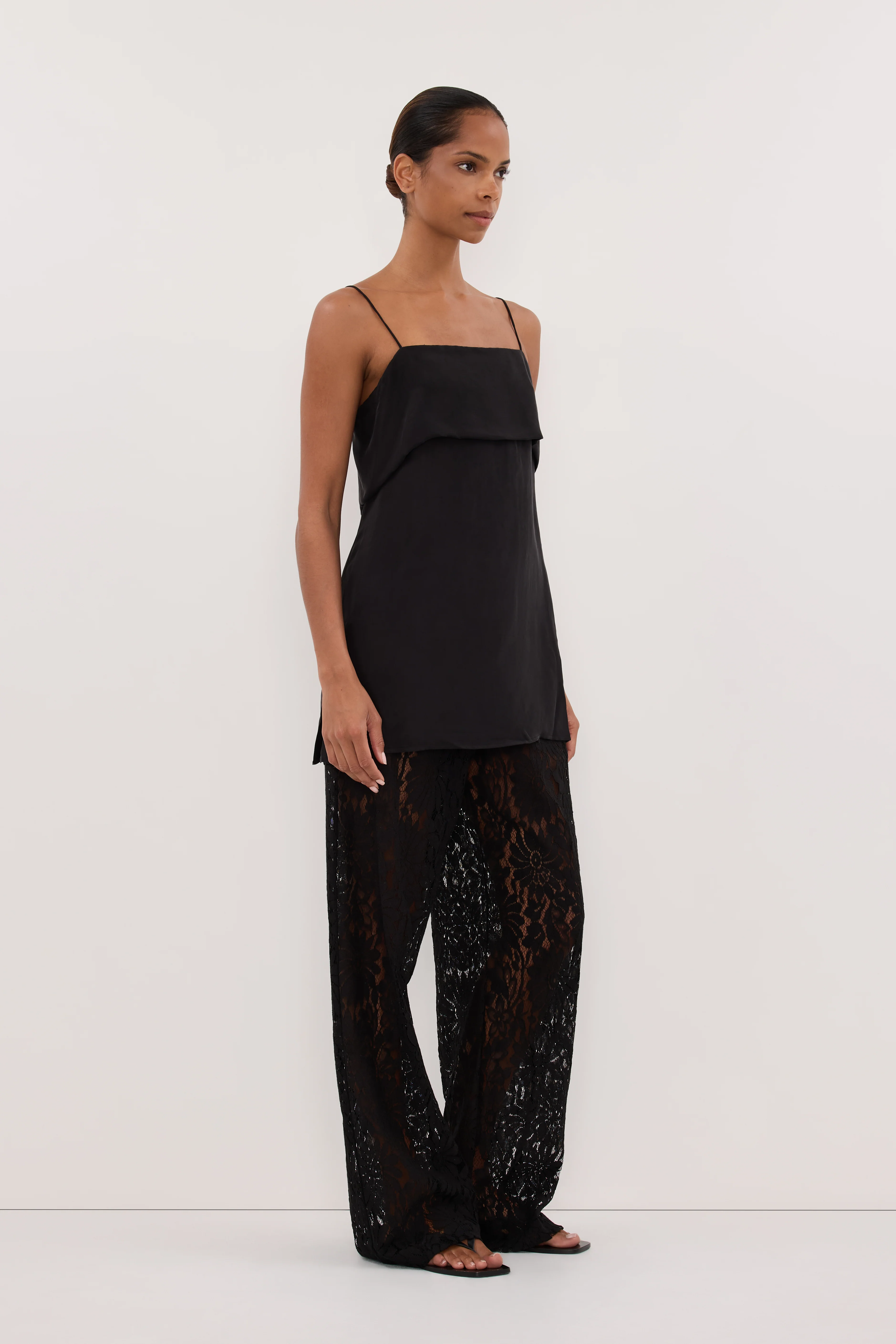 WILMA BLACK LACE PANT - Gamepaces