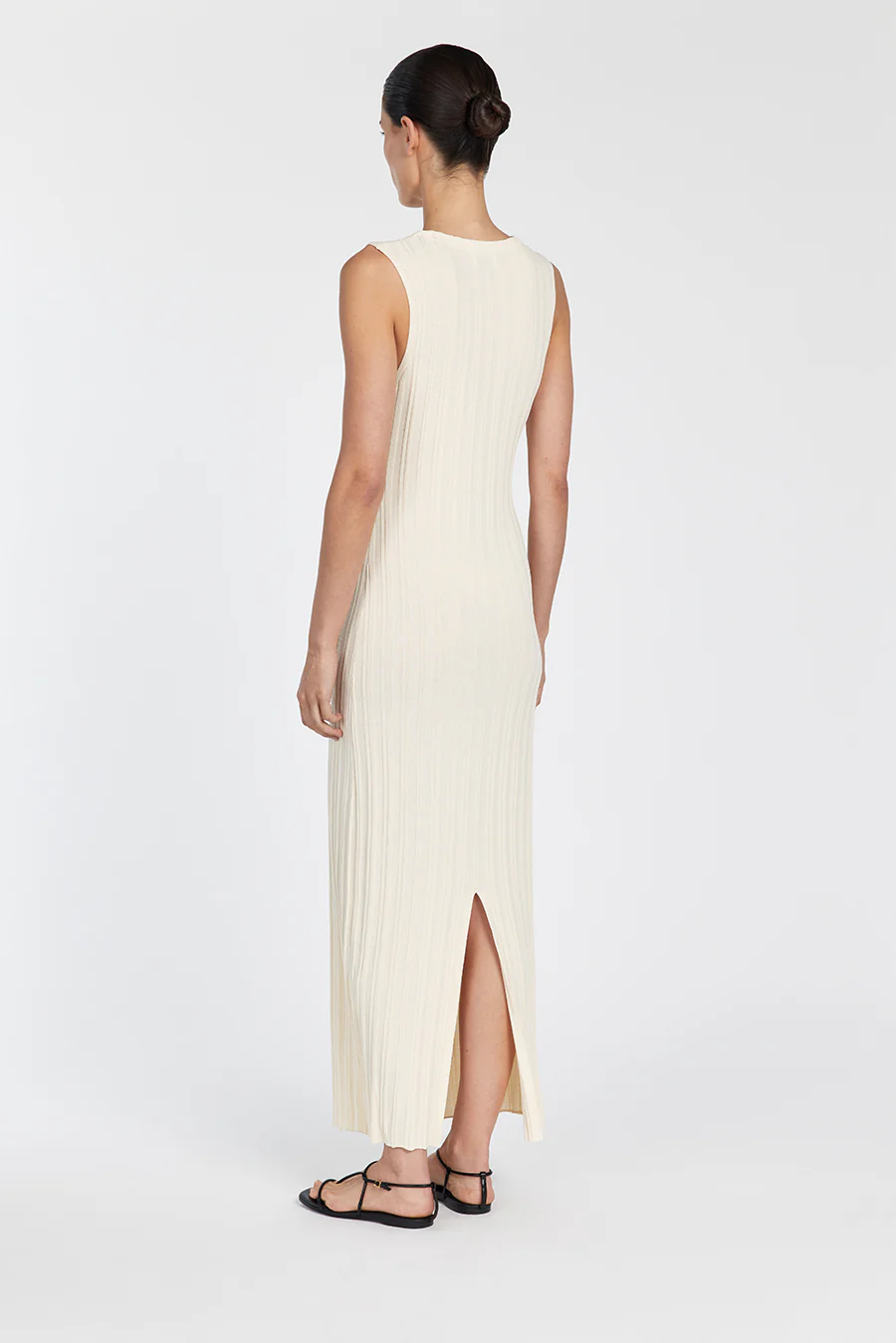 SYLVIA CREAM SLEEVELESS MAXI DRESS - Gamepaces