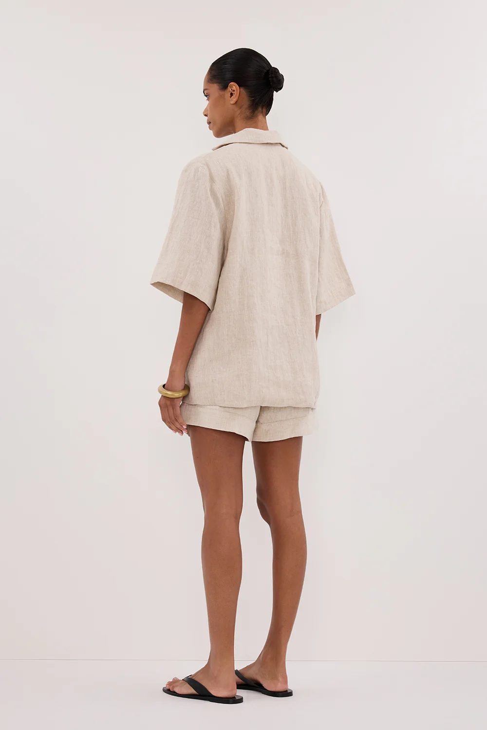 NALA NATURAL LINEN RESORT SHIRT - Gamepaces