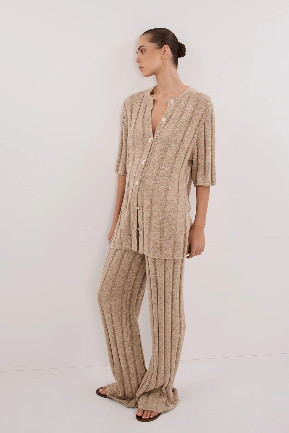 JAZZ NATURAL BUTTON KNIT SHIRT - Gamepaces