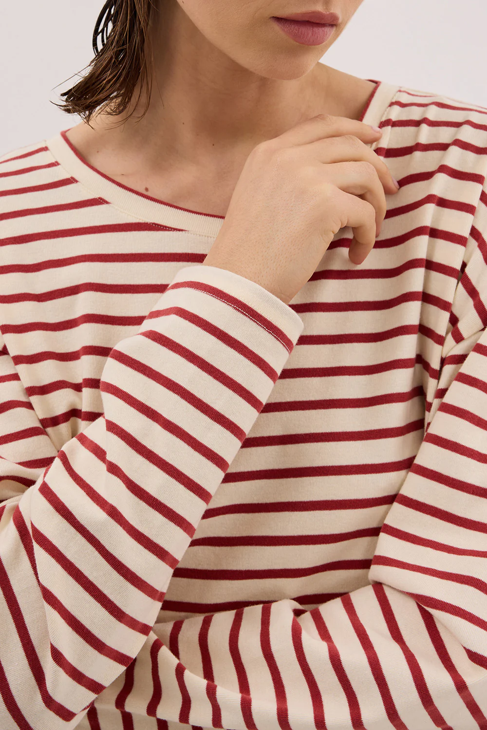 NOLA SAHARA STRIPE LONG SLEEVE TEE - Gamepaces