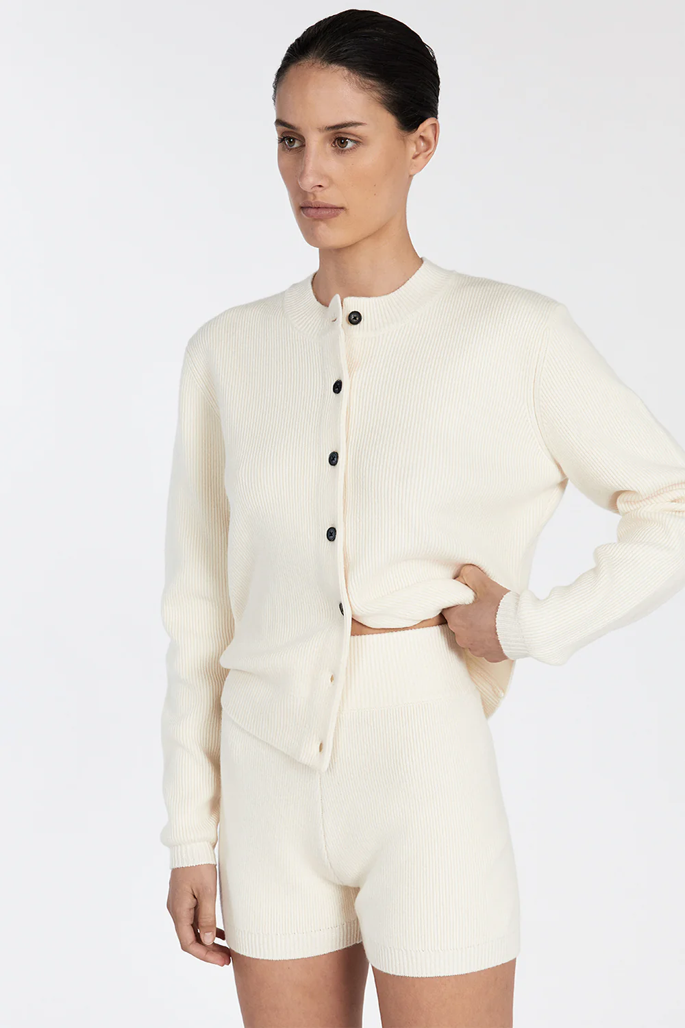 AXEL CREAM CASHMERE BLEND BOXER SHORT - Gamepaces