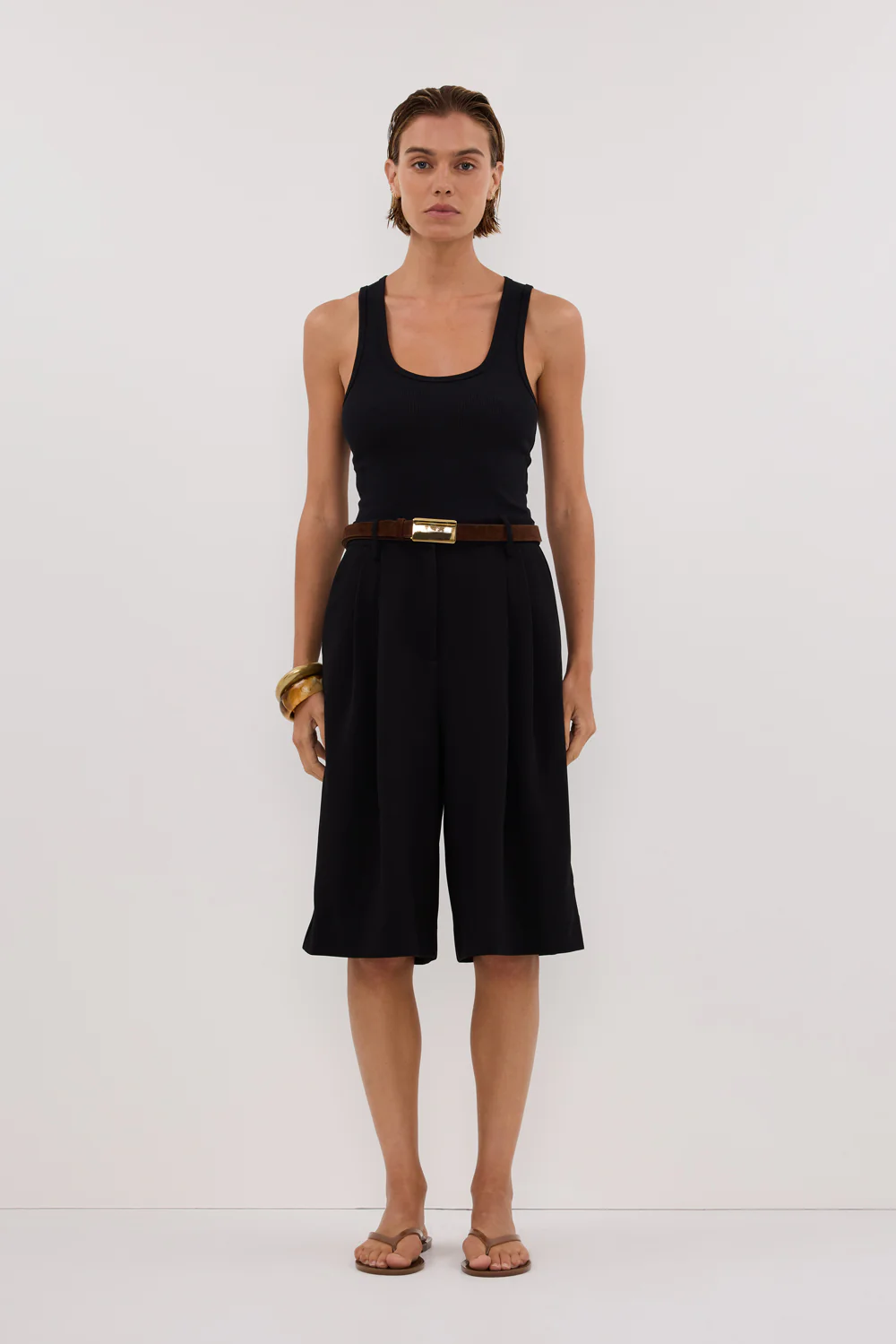 WESTWOOD BLACK BERMUDA SHORT - Gamepaces