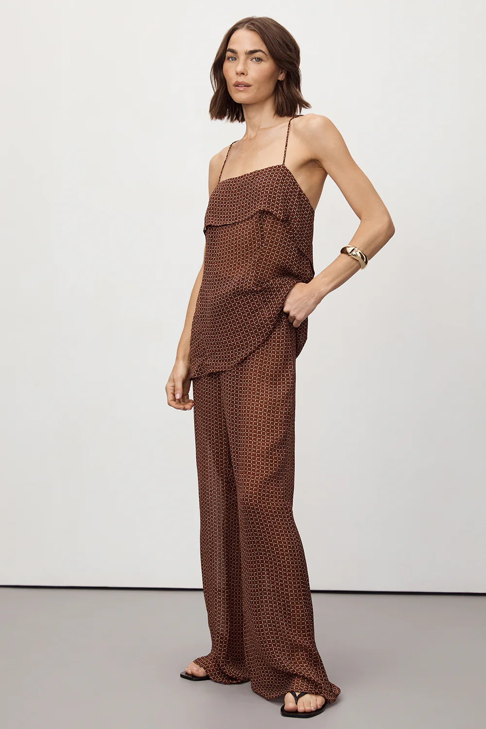 TIA SAHARA MICRO CHECK PANT - Gamepaces