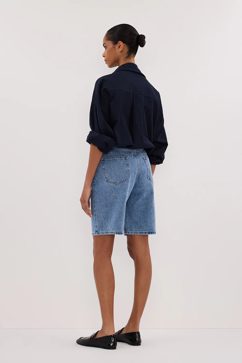 BAMBI BLUE BERMUDA DENIM SHORT - Gamepaces