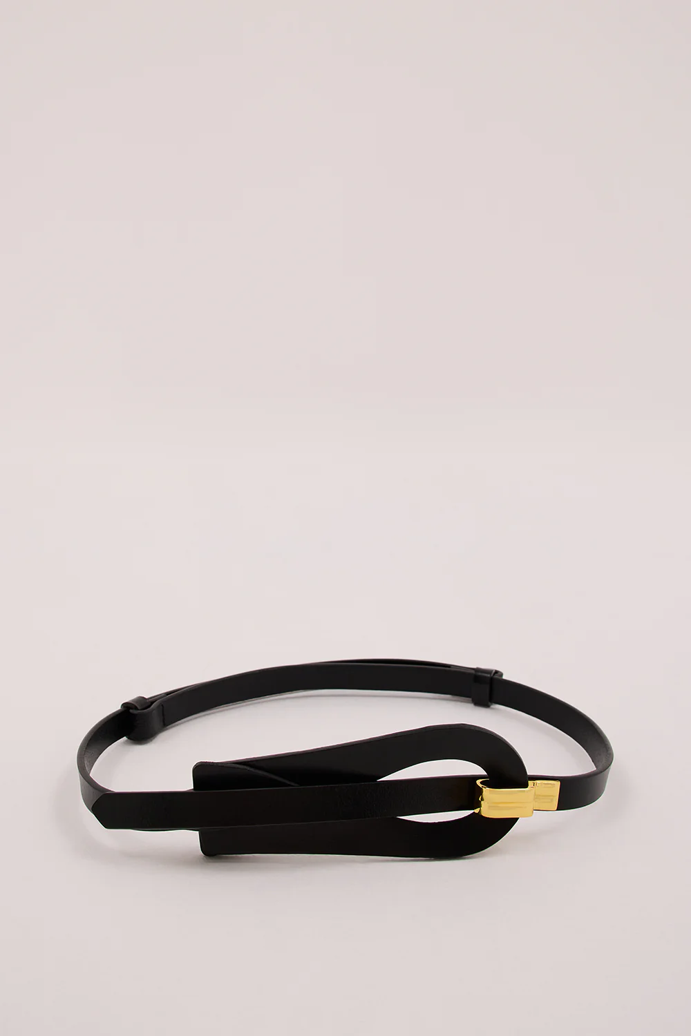 NOAH THE LABEL BLACK LOOP STREET STYLE BELT - Gamepaces