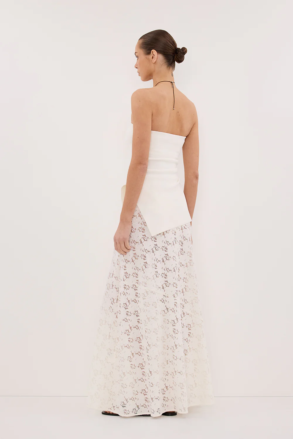 LOULA WHITE LACE SKIRT - Gamepaces