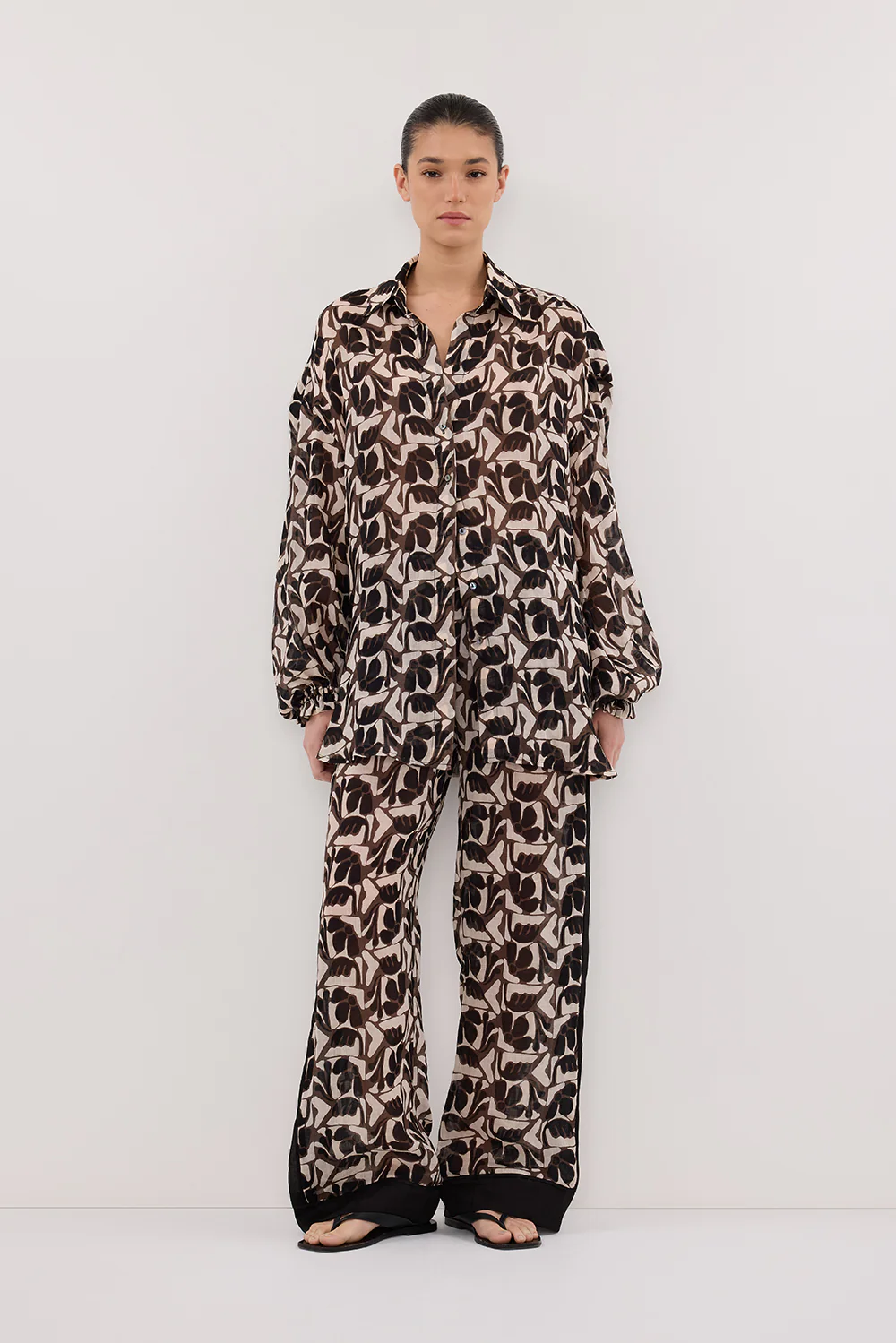 MAUI BITTER CHOC RAMIE LONG SLEEVE SHIRT - Gamepaces