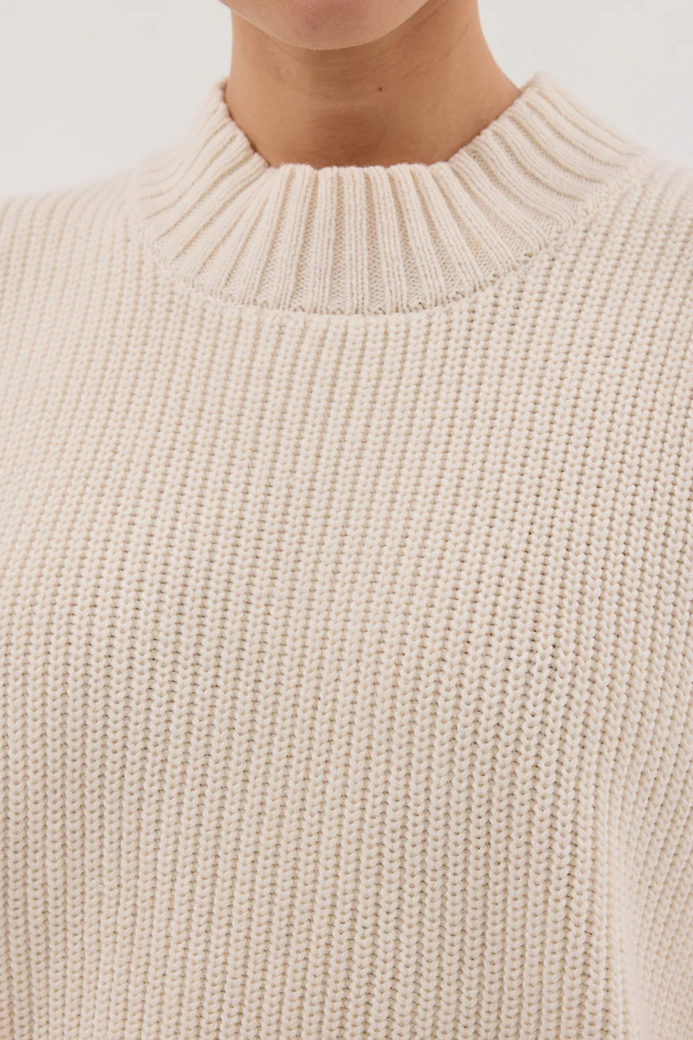 ARO CREAM KNIT TOP - Gamepaces