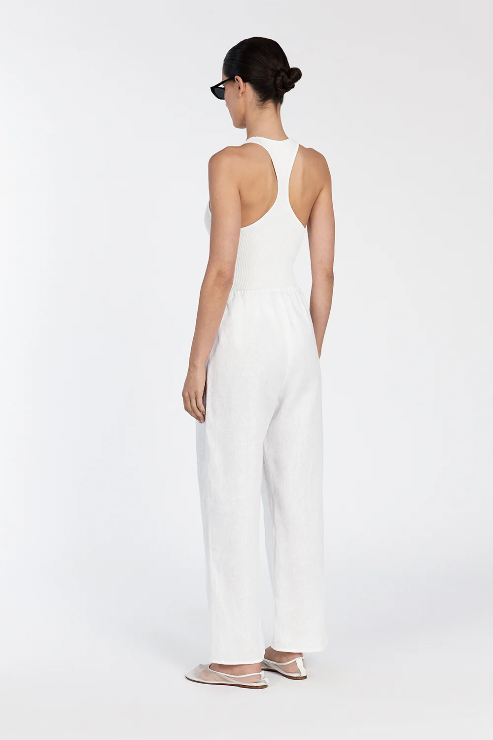 MARTHA OFF WHITE RACER BODYSUIT - Gamepaces