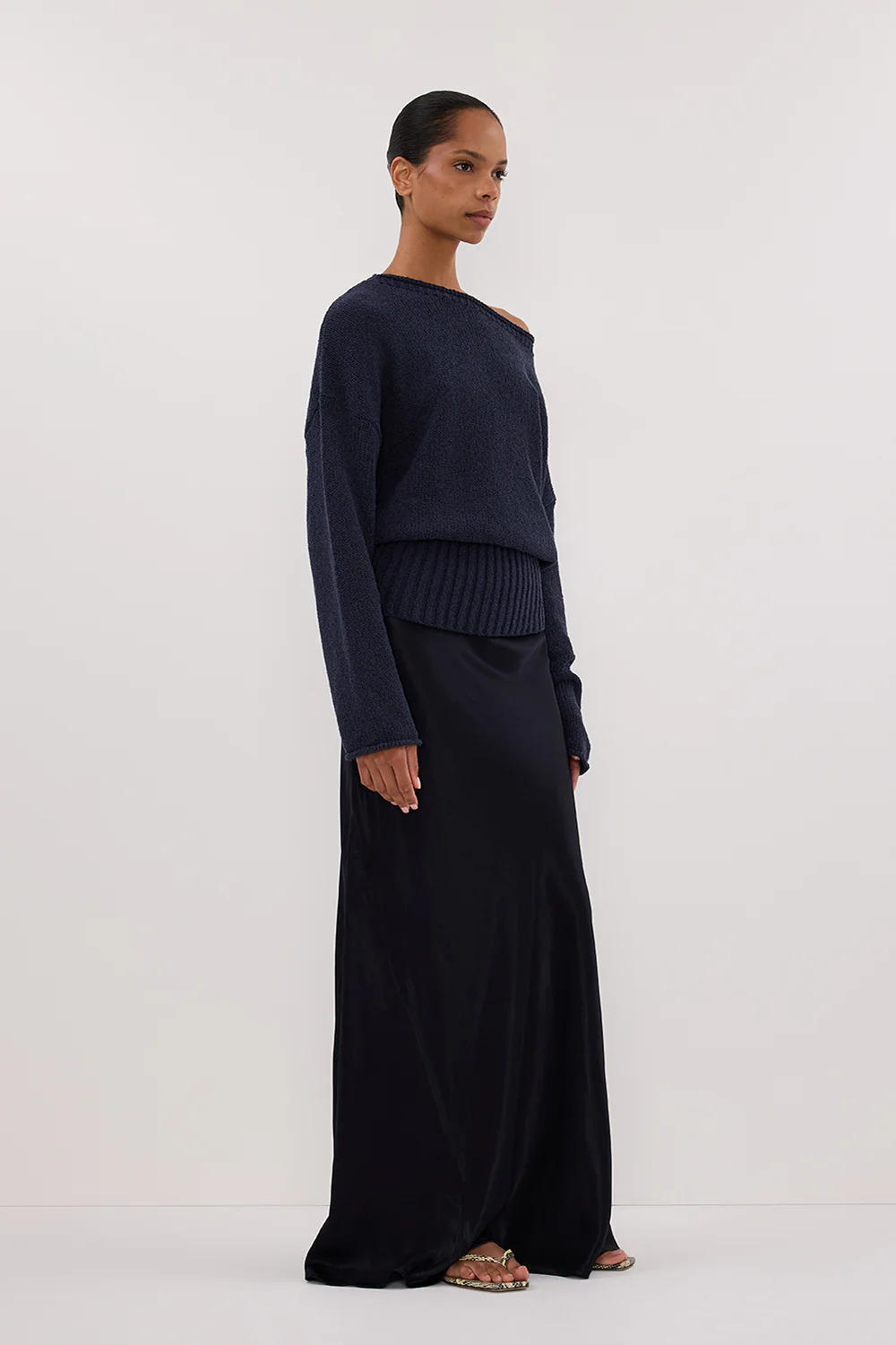 JULES INK LONG SLEEVE KNIT TOP - Gamepaces