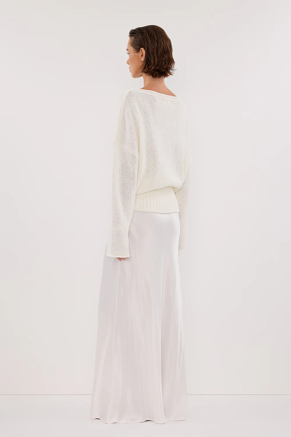 JULES WHITE LONG SLEEVE KNIT TOP - Gamepaces