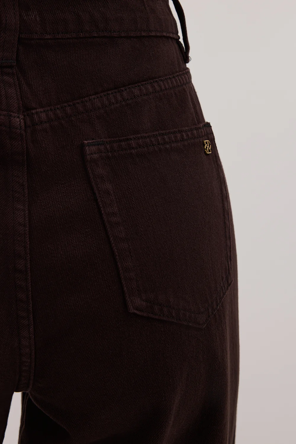 REAGAN 2.0 BURNT CHOC TALL SLOUCHY JEAN - Gamepaces