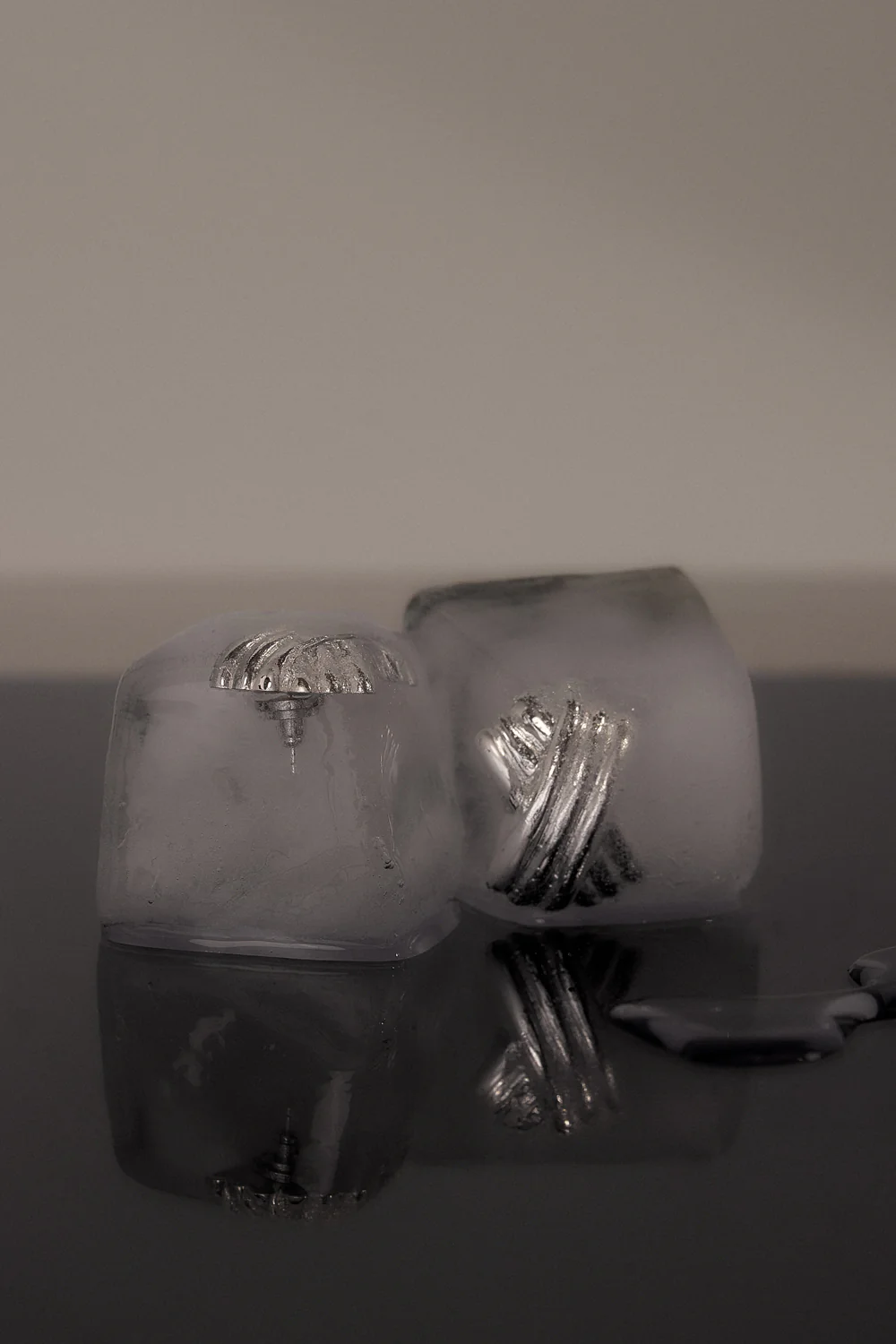 M  GA TRIPLE X SILVER EARRING - Gamepaces