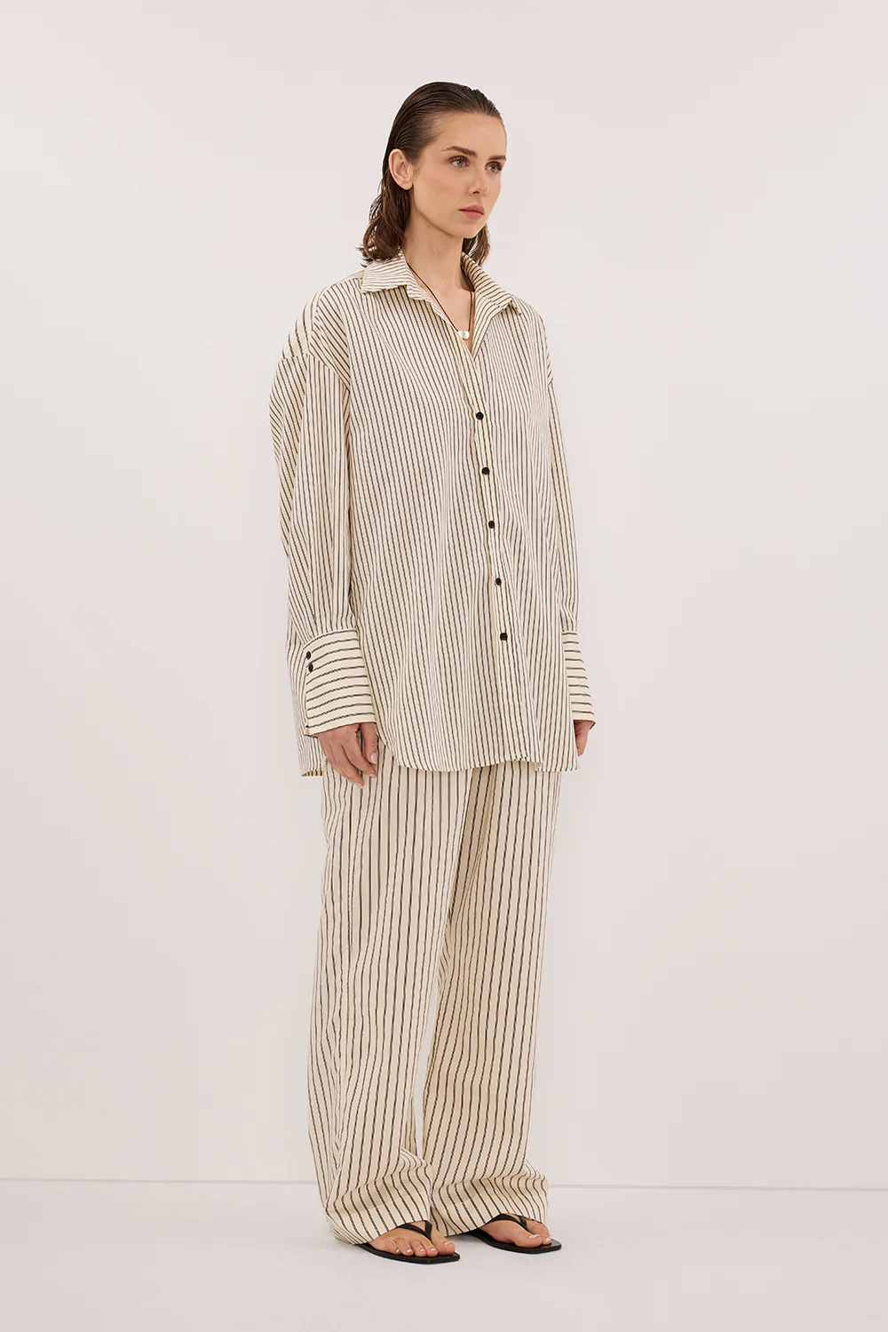 SABLE CREAM SILK BLEND PANT - Gamepaces