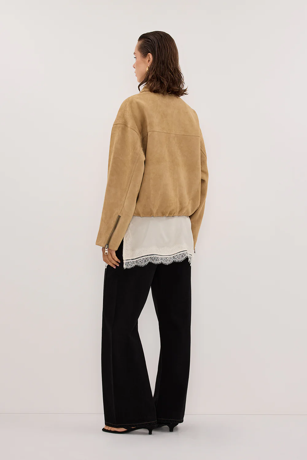 CARSON JET BLACK WIDE LEG JEAN - Gamepaces