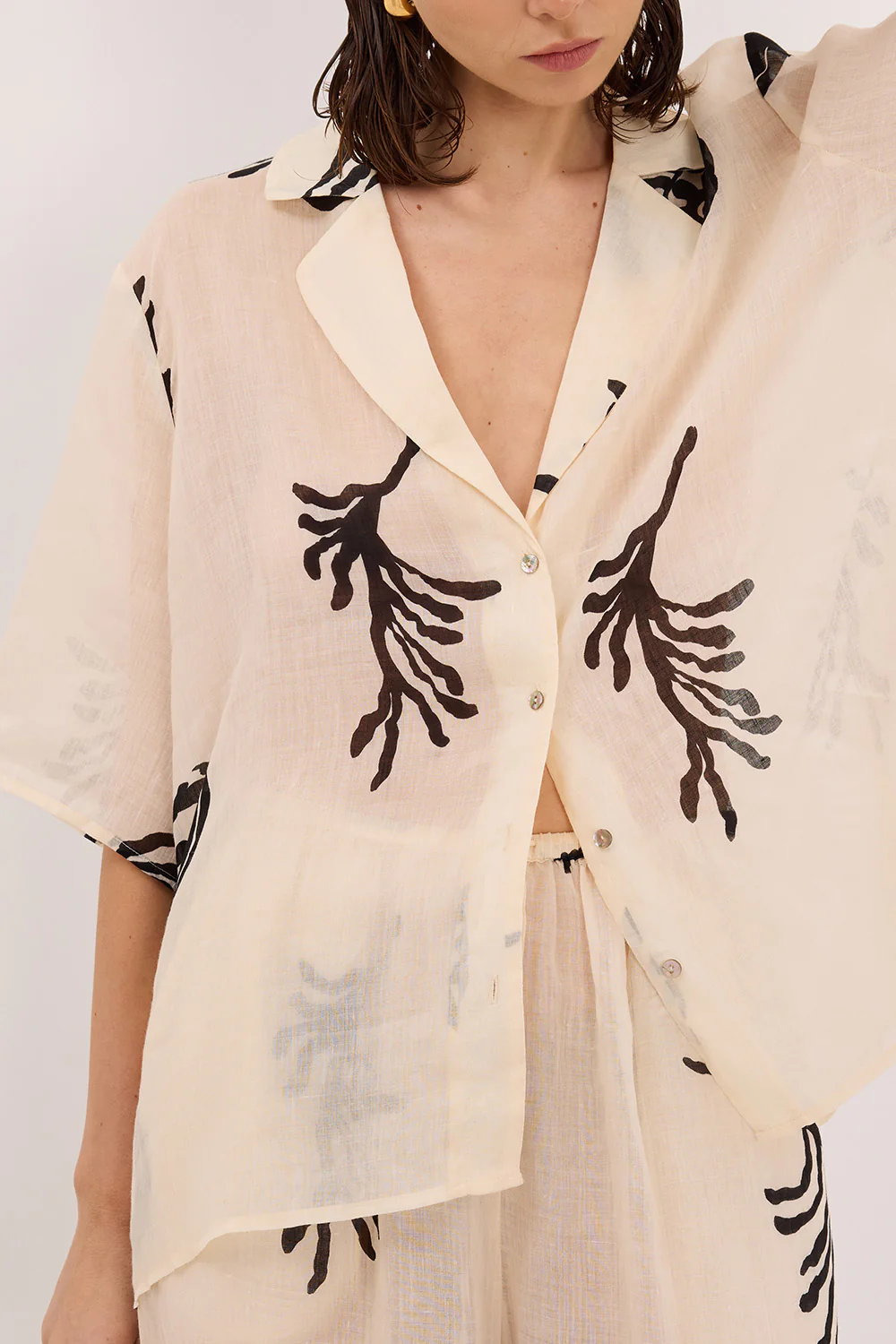 POSITANO SANSTONE RAMIE SHIRT - Gamepaces