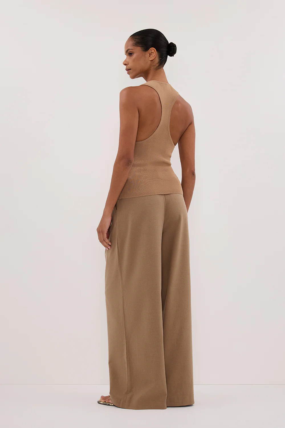 DEVIN TAN RACER KNIT TANK - Gamepaces