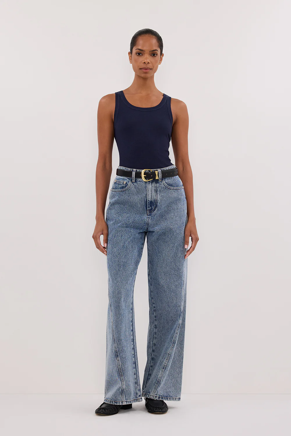 LEE NAVY KNIT TANK - Gamepaces