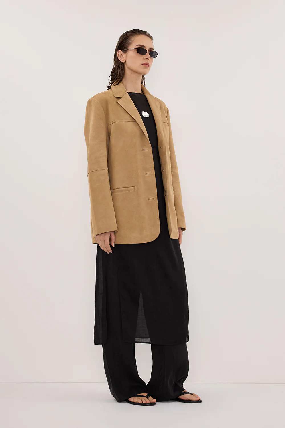 HENDRIX PAMPAS OVERSIZED SUEDE LEATHER JACKET - Gamepaces