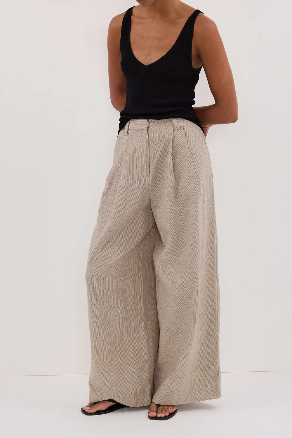 ELIAS OAT LINEN BLEND PANT - Gamepaces